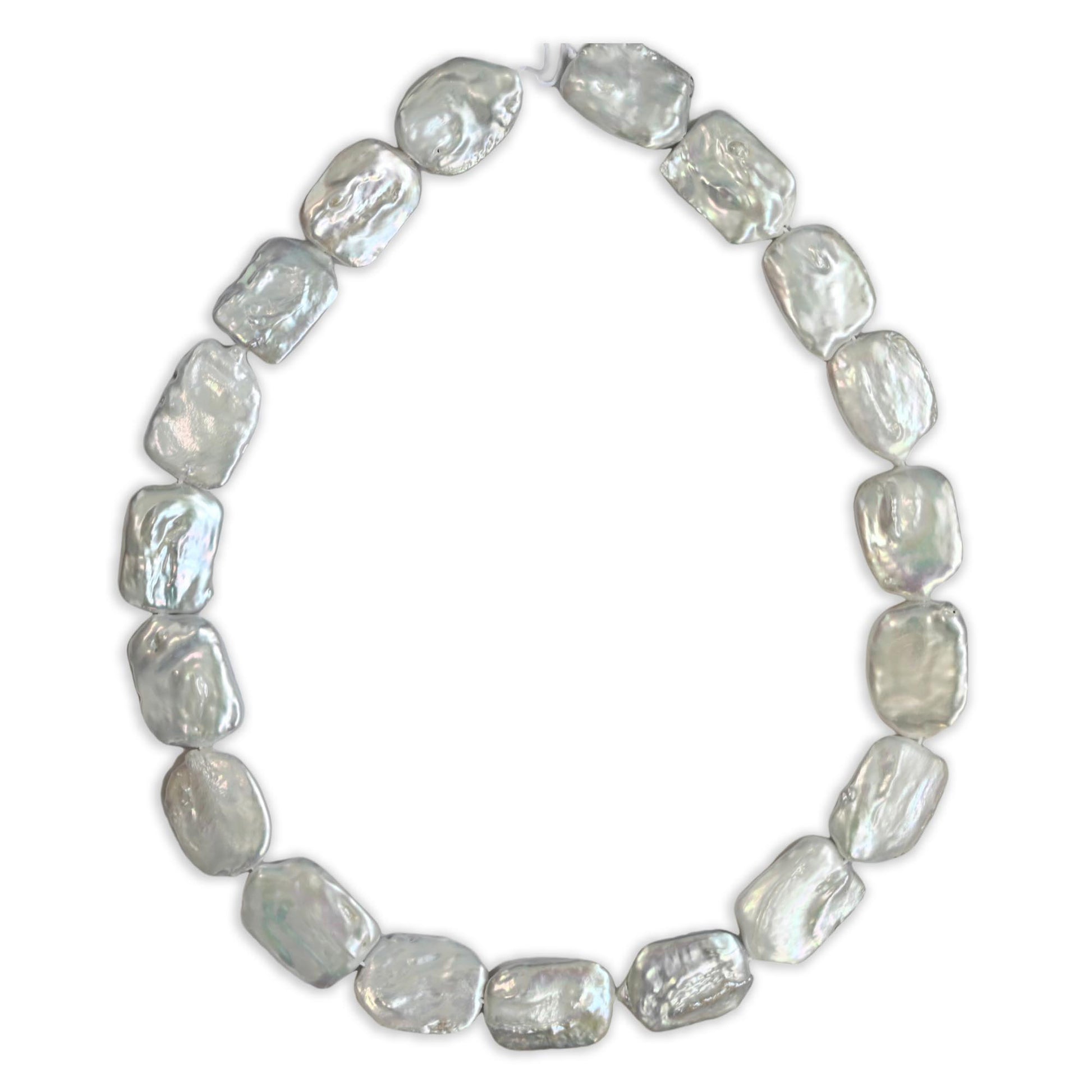 Flat Freshwater Pearl Necklace