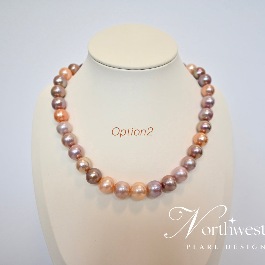 Mixed Color Freshwater Pearl Necklace