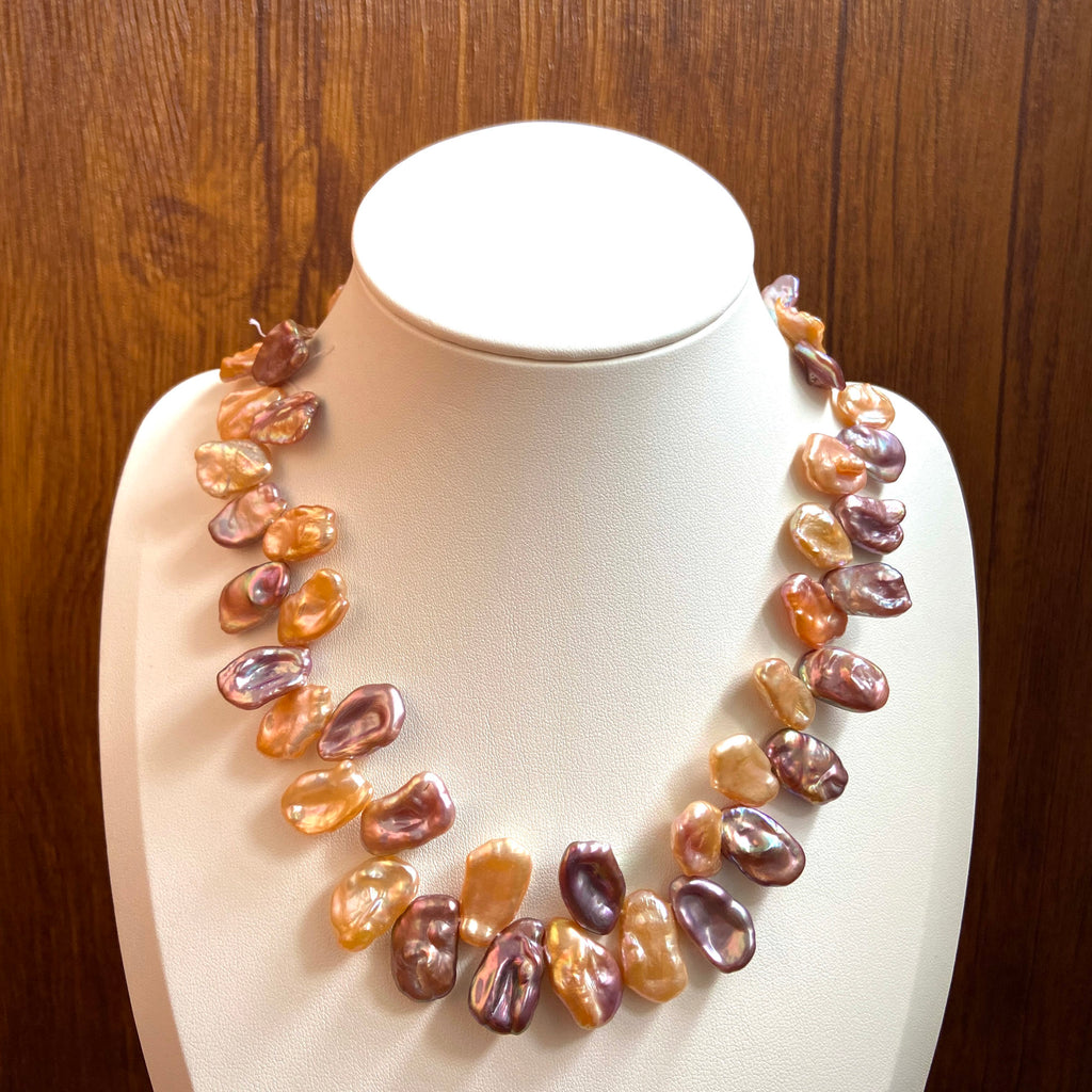 Baroque Flat Pearl Necklace