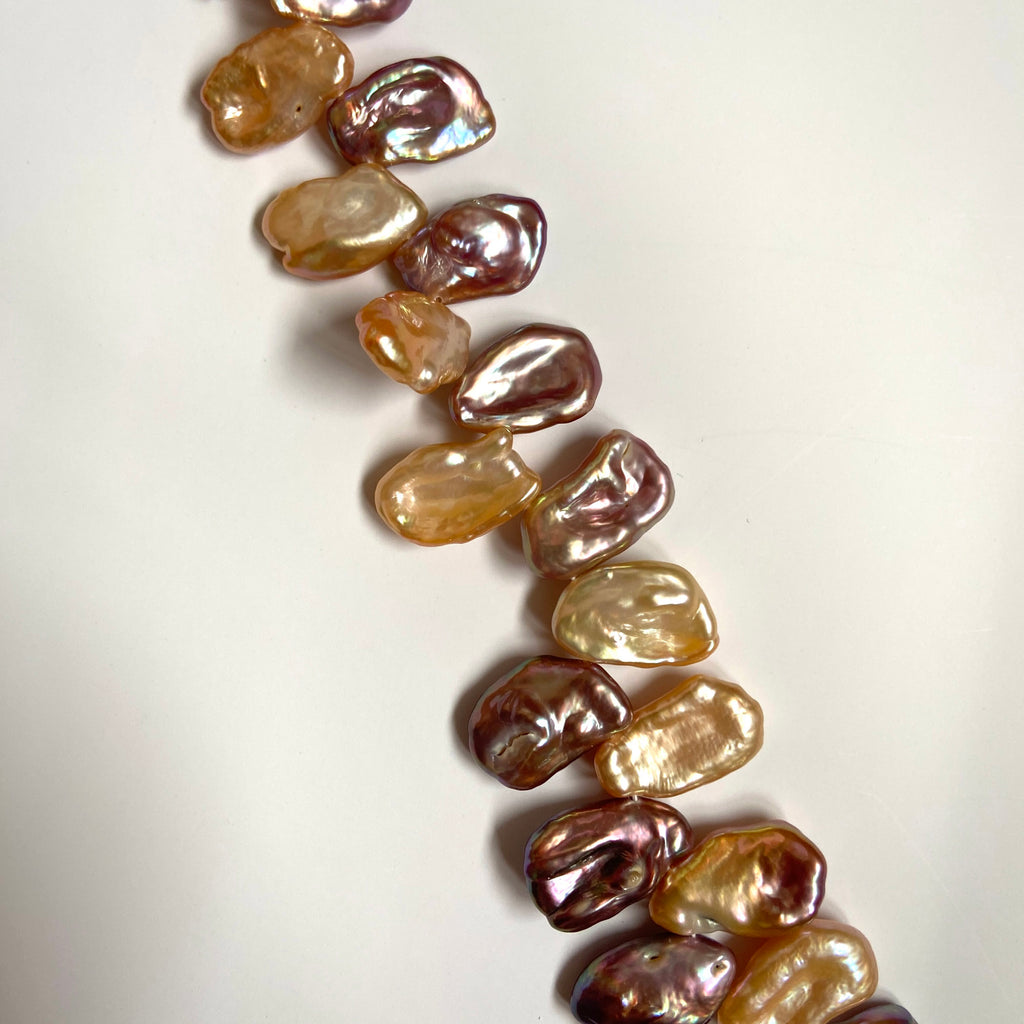 Baroque Flat Pearl Necklace