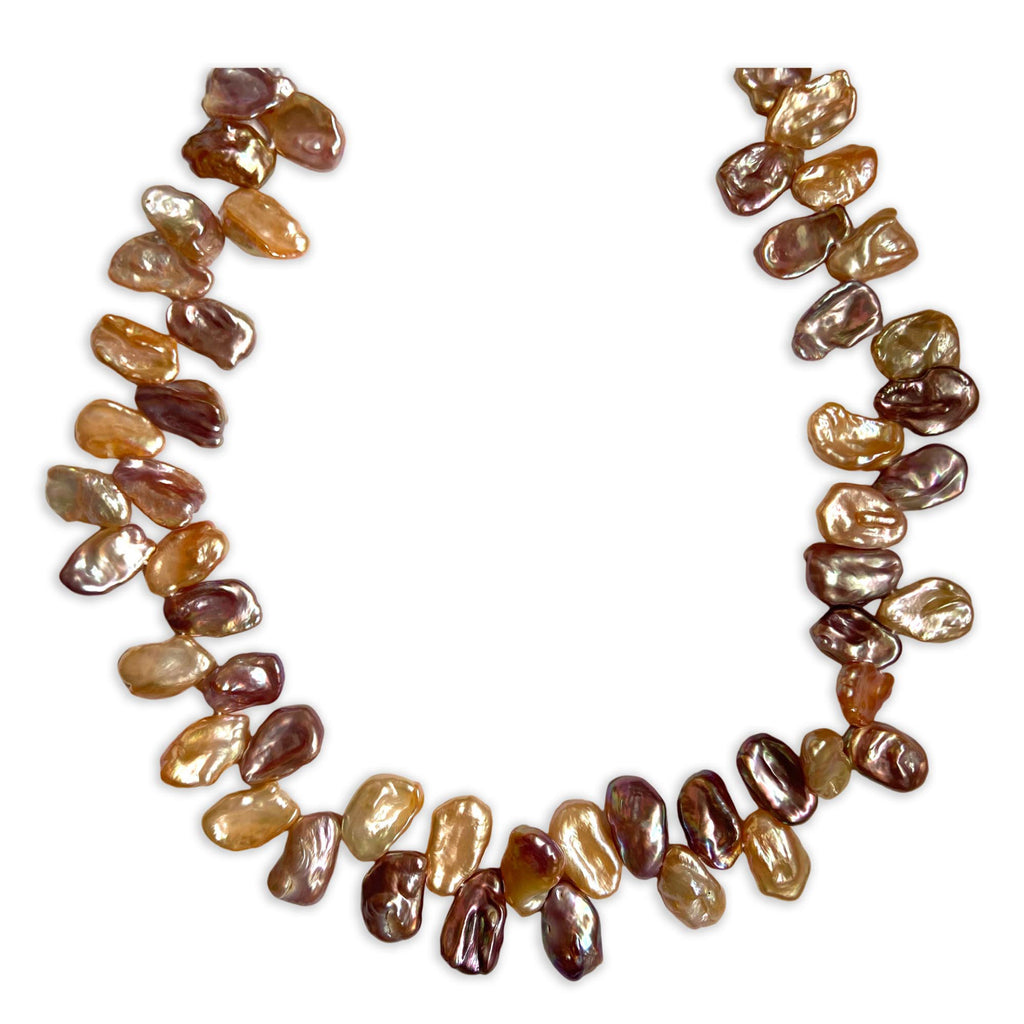 Baroque Flat Pearl Necklace