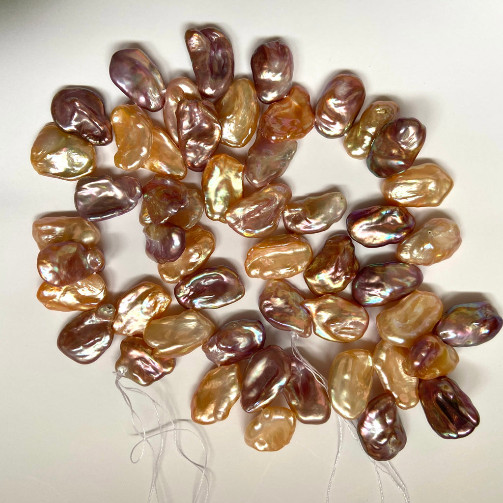 Baroque Flat Pearl Necklace