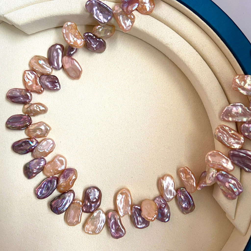 Baroque Flat Pearl Necklace