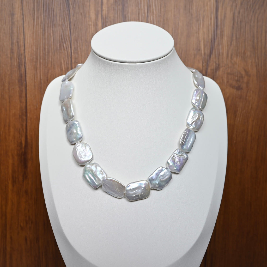 Flat Freshwater Pearl Necklace