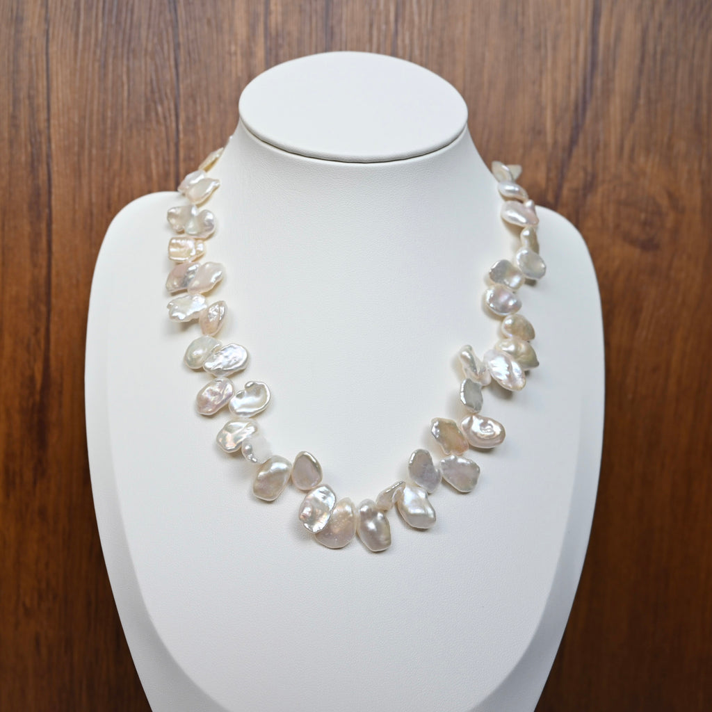 Baroque Flat Pearl Necklace