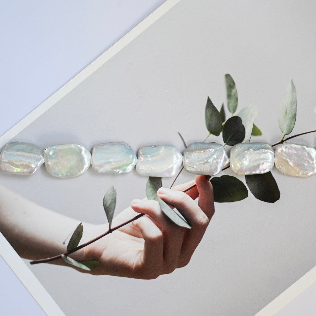 Flat Freshwater Pearl Necklace