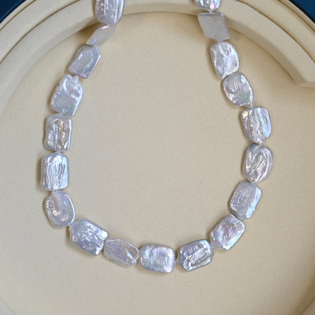 Flat Freshwater Pearl Necklace