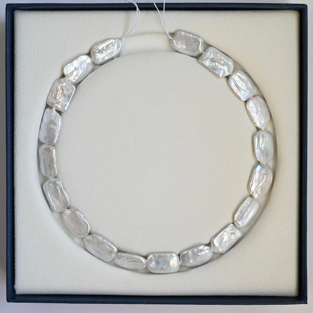 Flat Freshwater Pearl Necklace