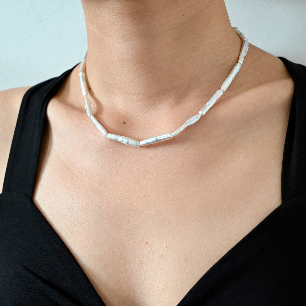 Stick Freshwater Pearl Necklace