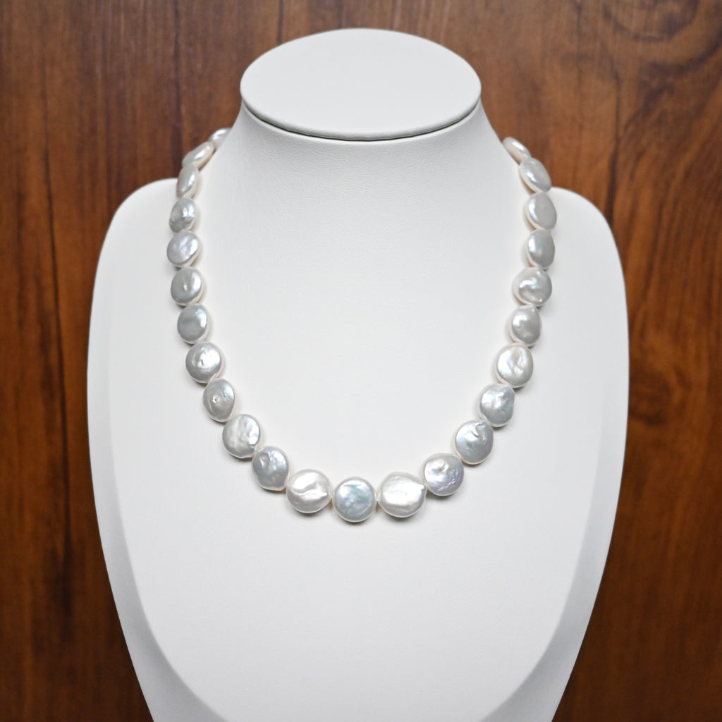 Coin Freshwater Pearl Necklace