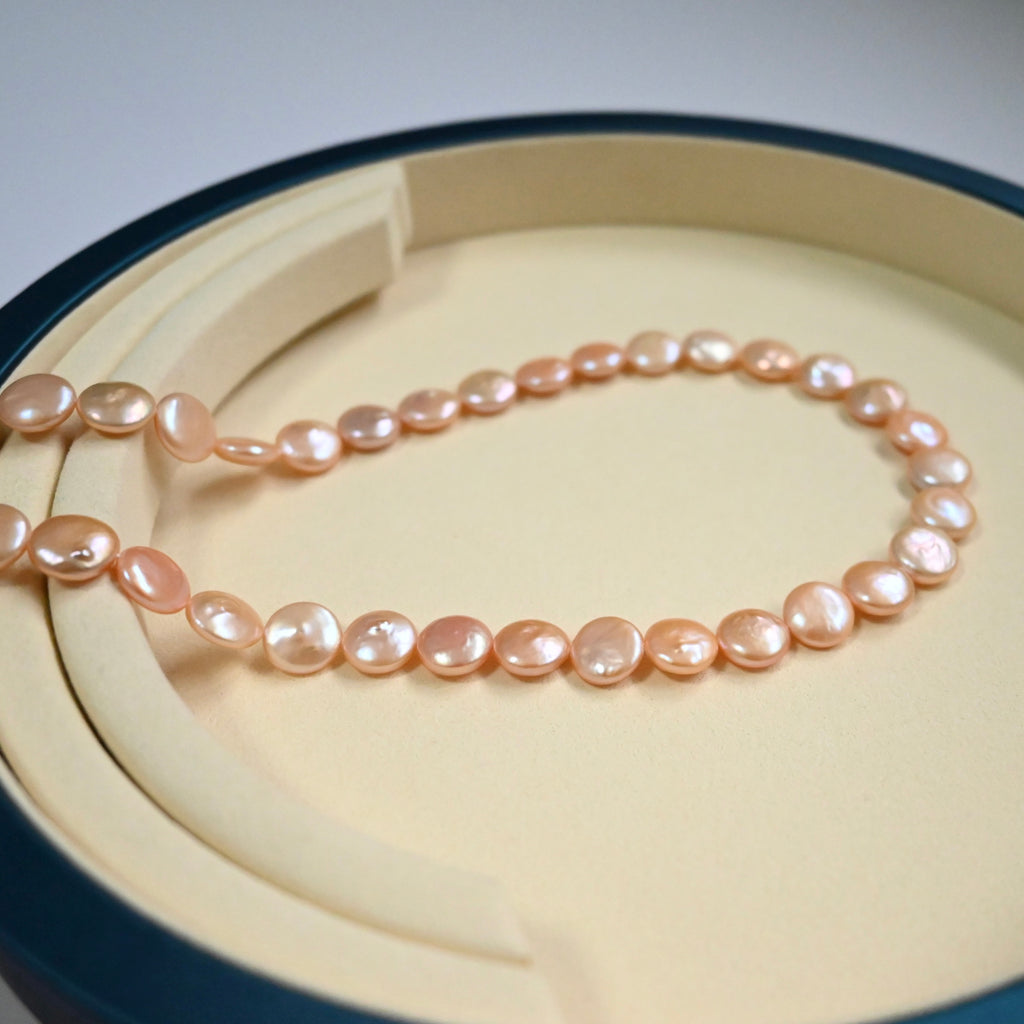 Coin Freshwater Pearl Necklace