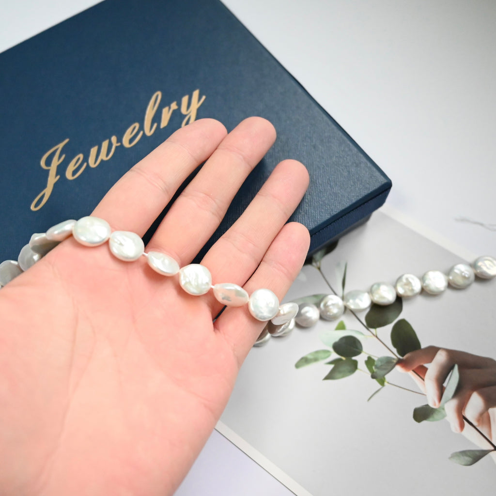 Coin Freshwater Pearl Necklace