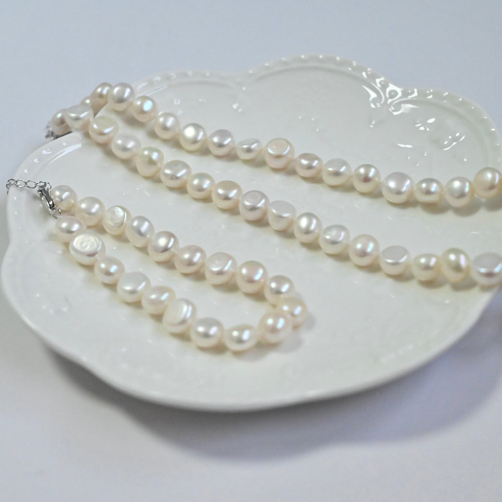 Freshwater Pearl Necklace Bracelet set