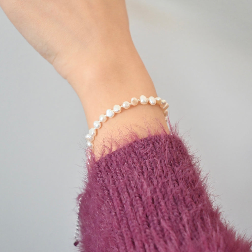 Freshwater Pearl Necklace Bracelet set