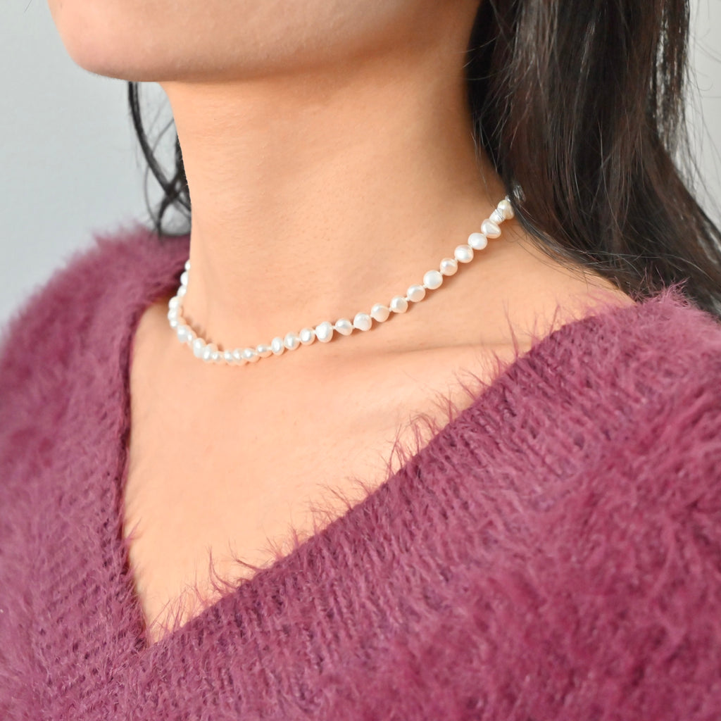 Freshwater Pearl Necklace Bracelet set