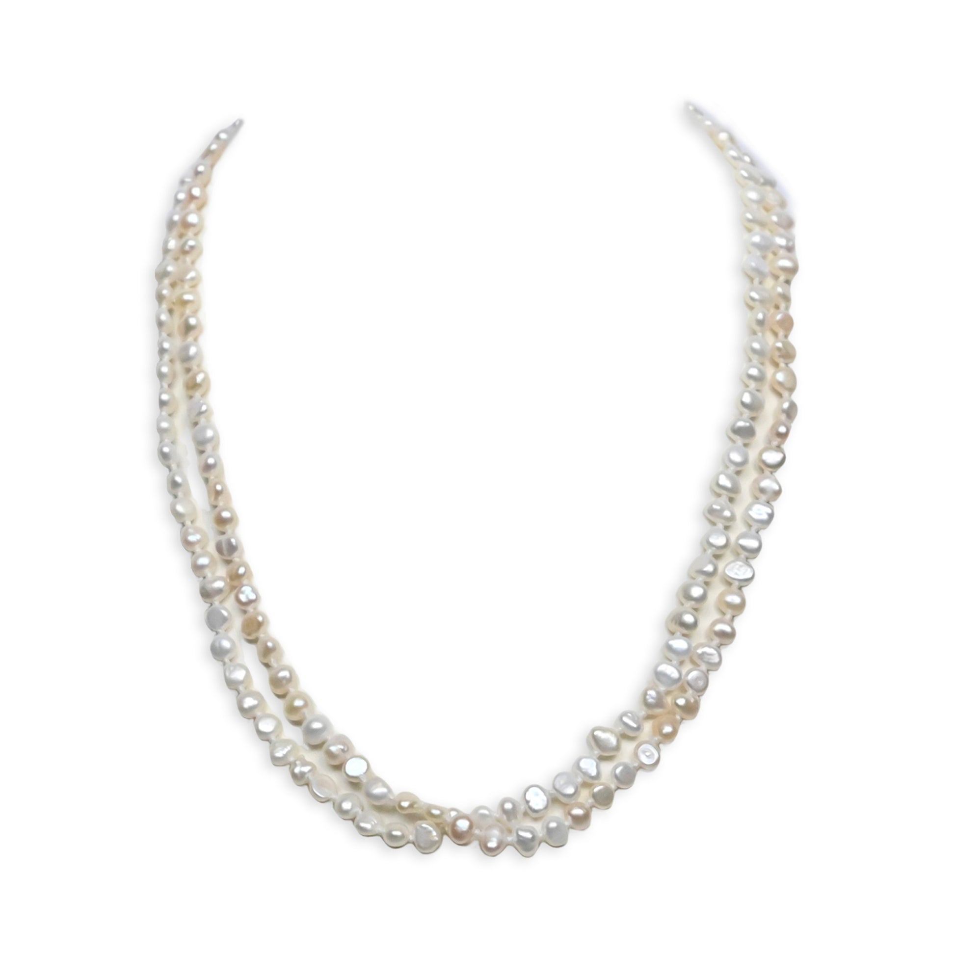 Freshwater Pearl Necklace - Double Strands