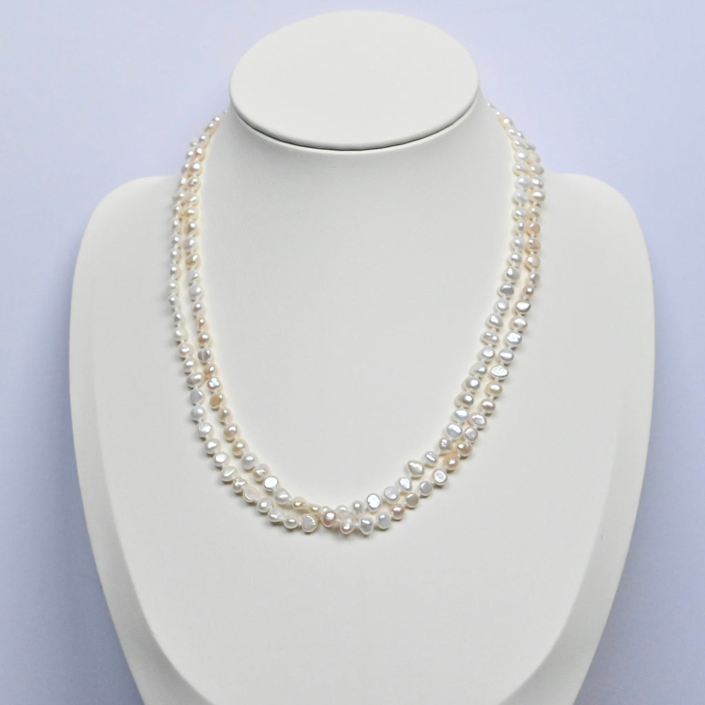Freshwater Pearl Necklace - Double Strands