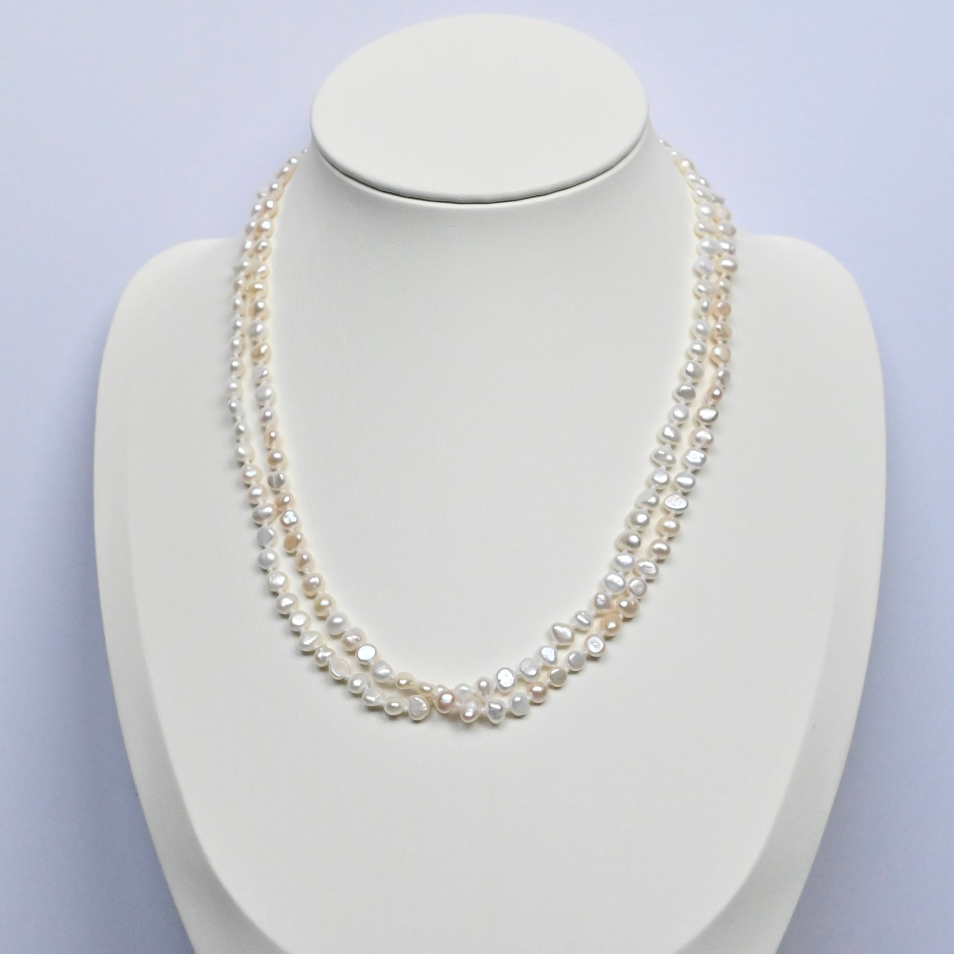 Freshwater Pearl Necklace - Double Strands