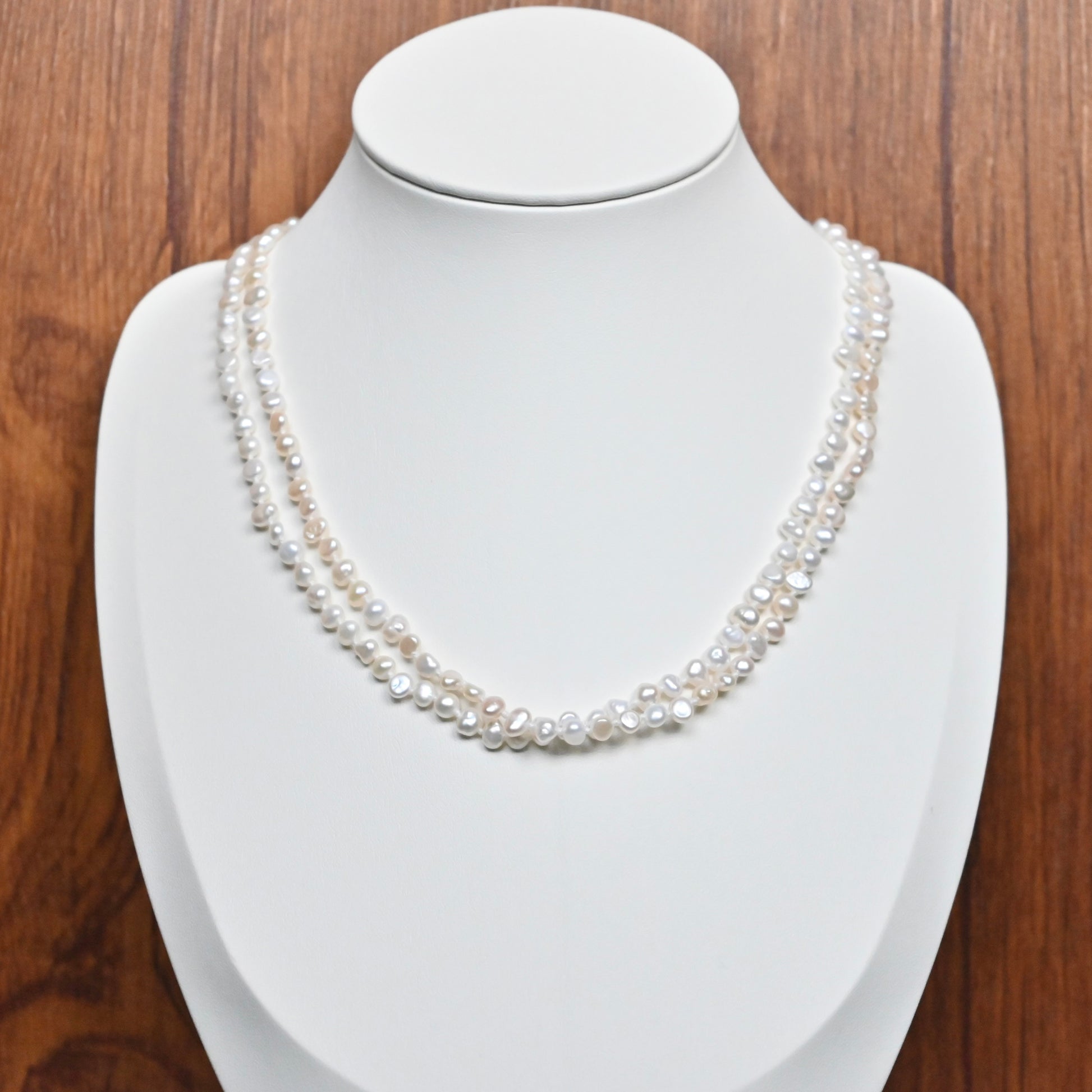 Freshwater Pearl Necklace - Double Strands