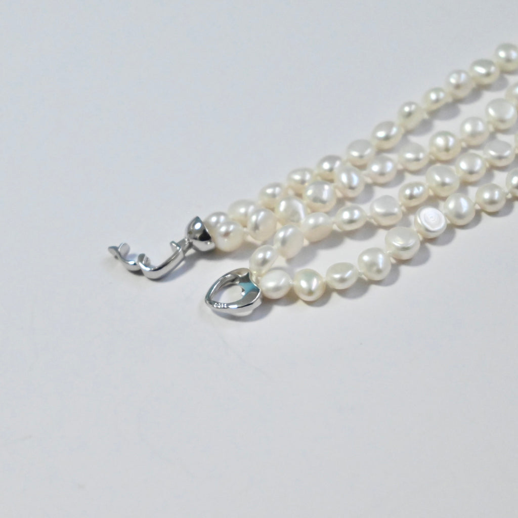 Freshwater Pearl Necklace - Double Strands