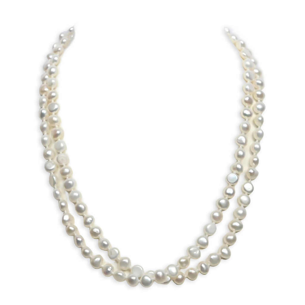 Freshwater Pearl Necklace - Double Strands