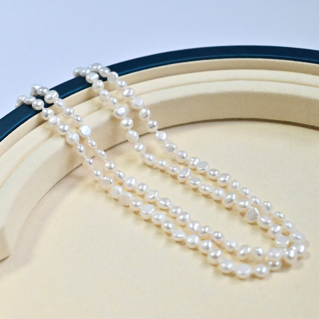 Freshwater Pearl Necklace - Double Strands