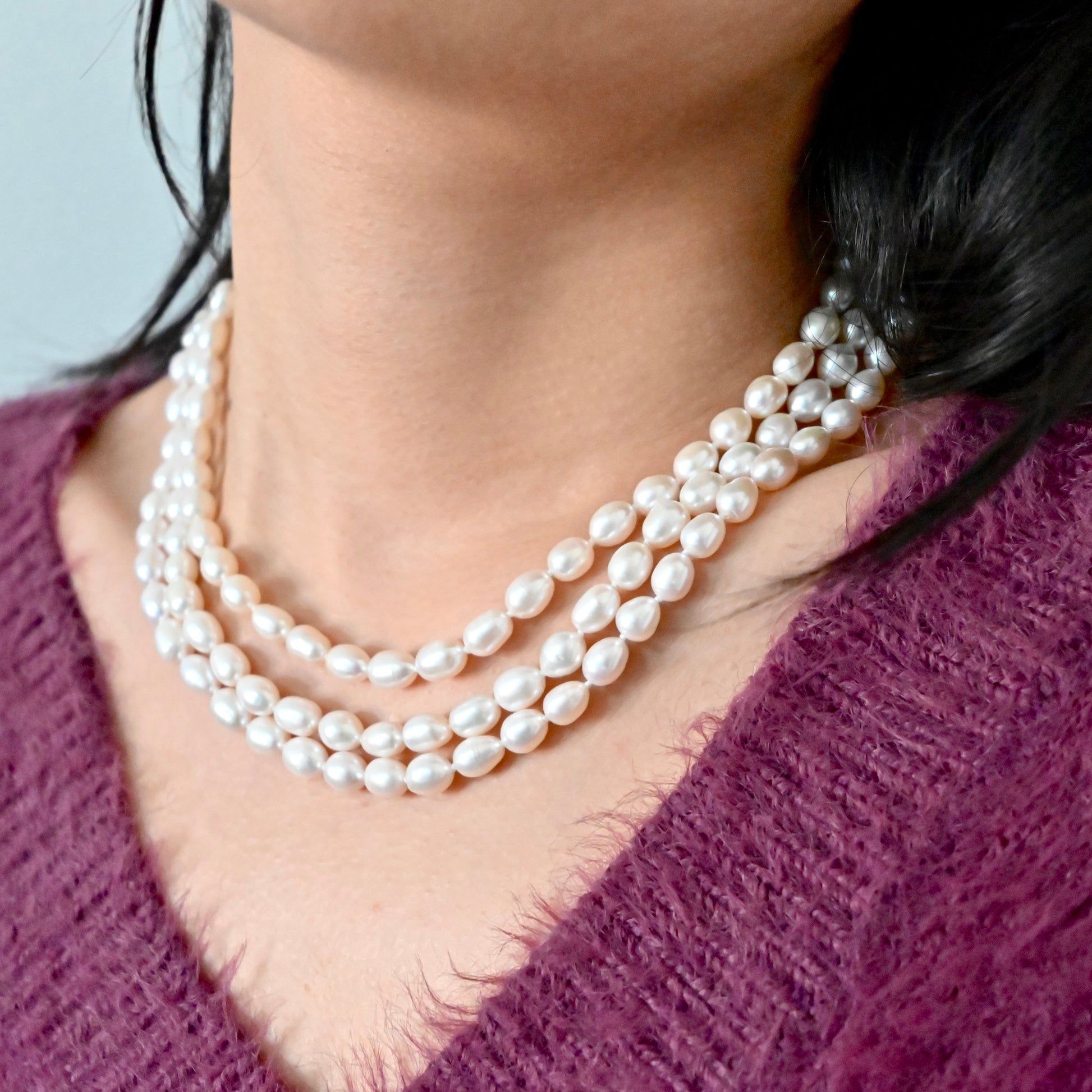 Freshwater Pearl Necklace - Multi-Strands
