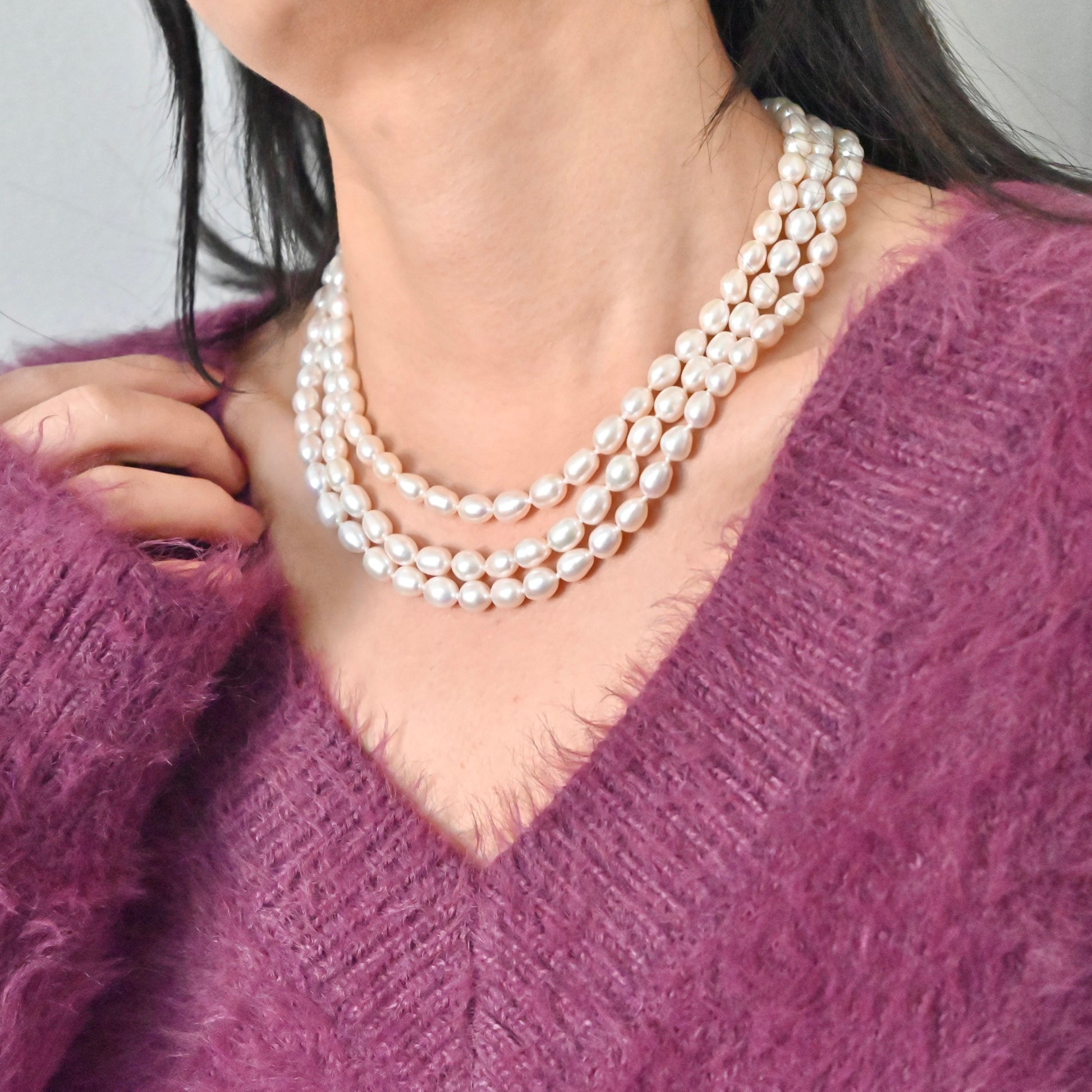 Freshwater Pearl Necklace - Multi-Strands