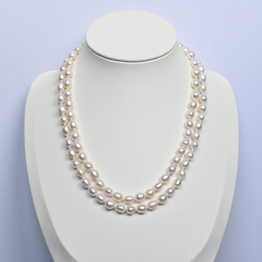 Freshwater Pearl Necklace - Double Strands