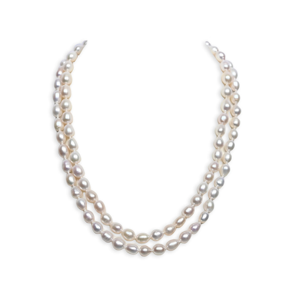 Freshwater Pearl Necklace - Double Strands