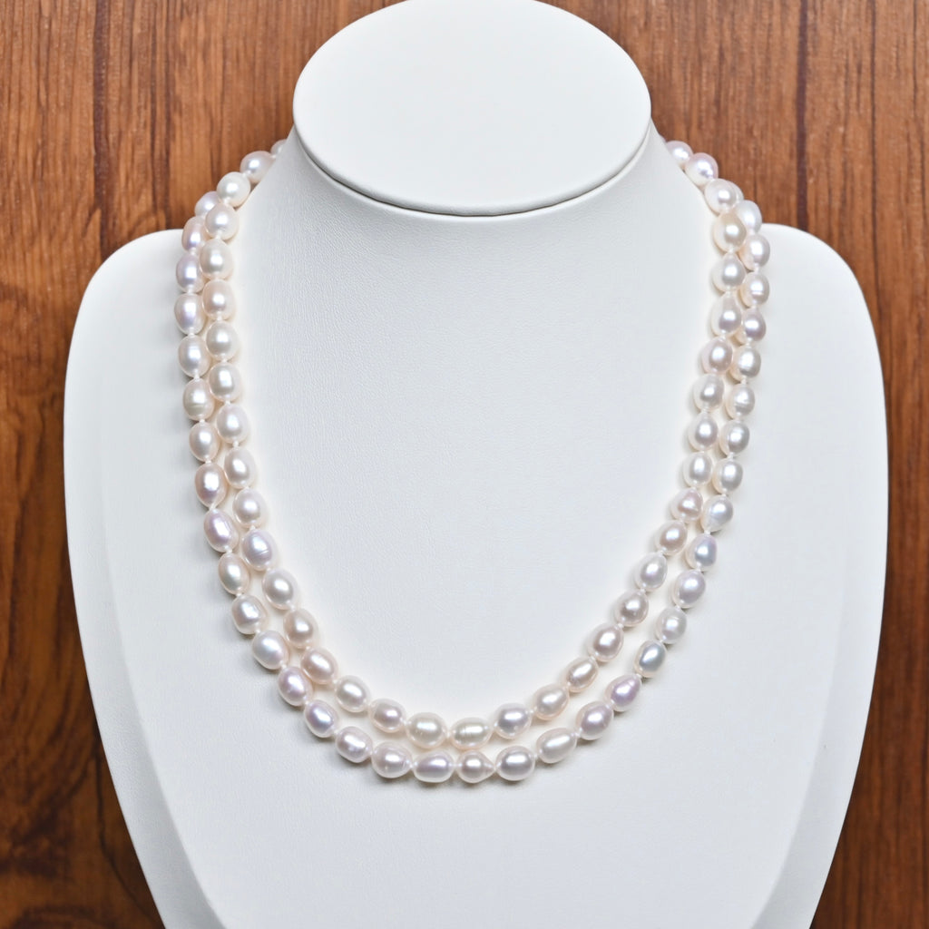 Freshwater Pearl Necklace - Double Strands
