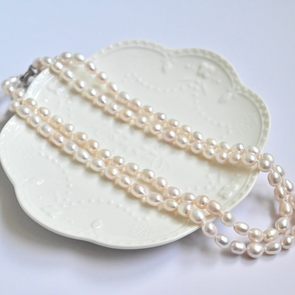 Freshwater Pearl Necklace - Double Strands