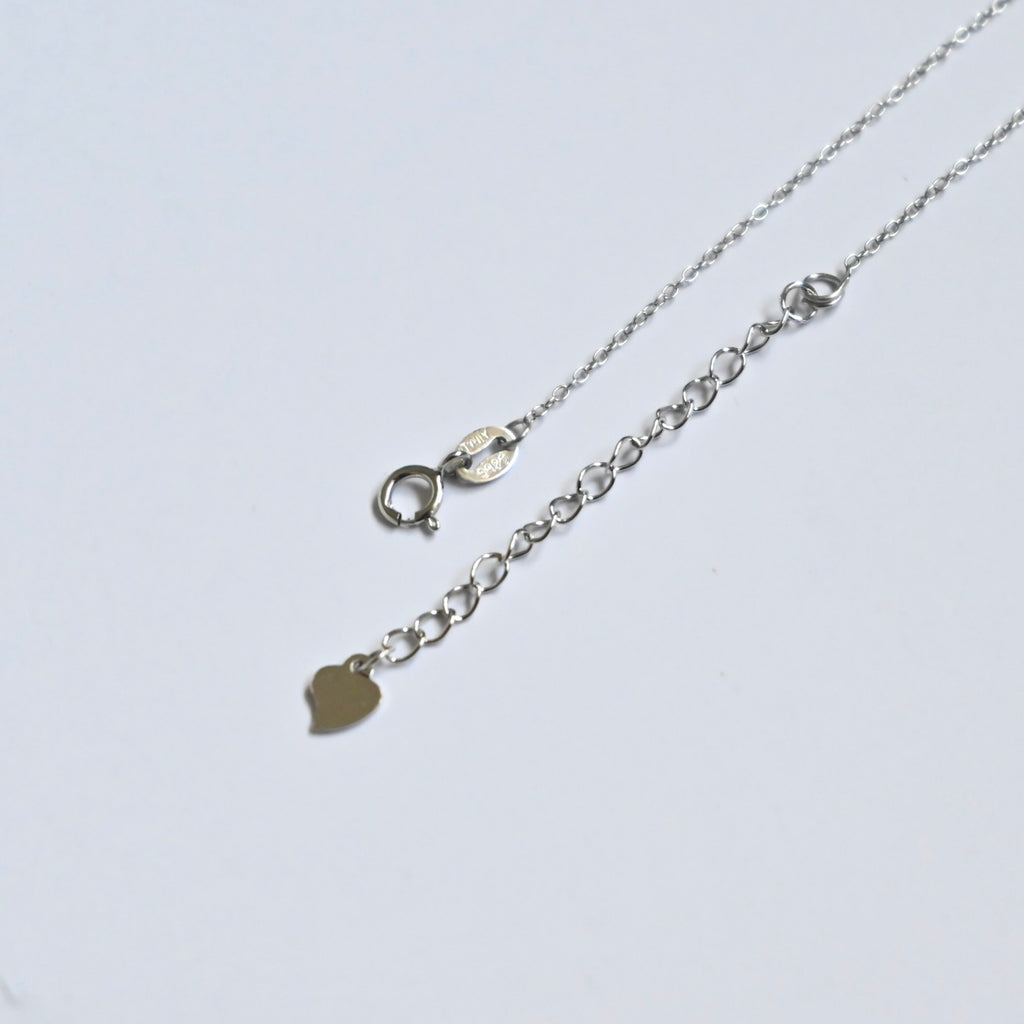 Floating Pearl Necklace - S925 Silver Chain