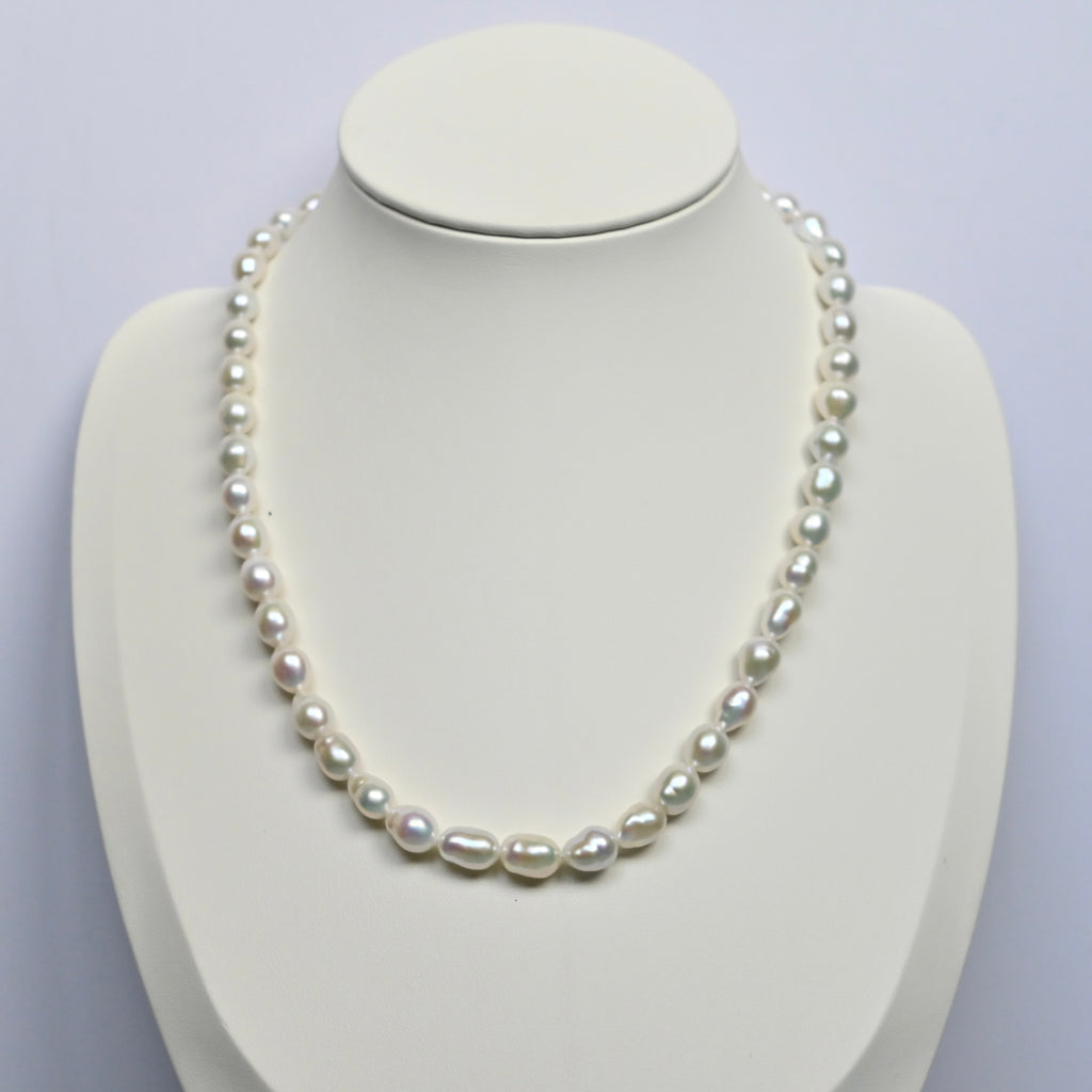 White Pearl Choker Necklace