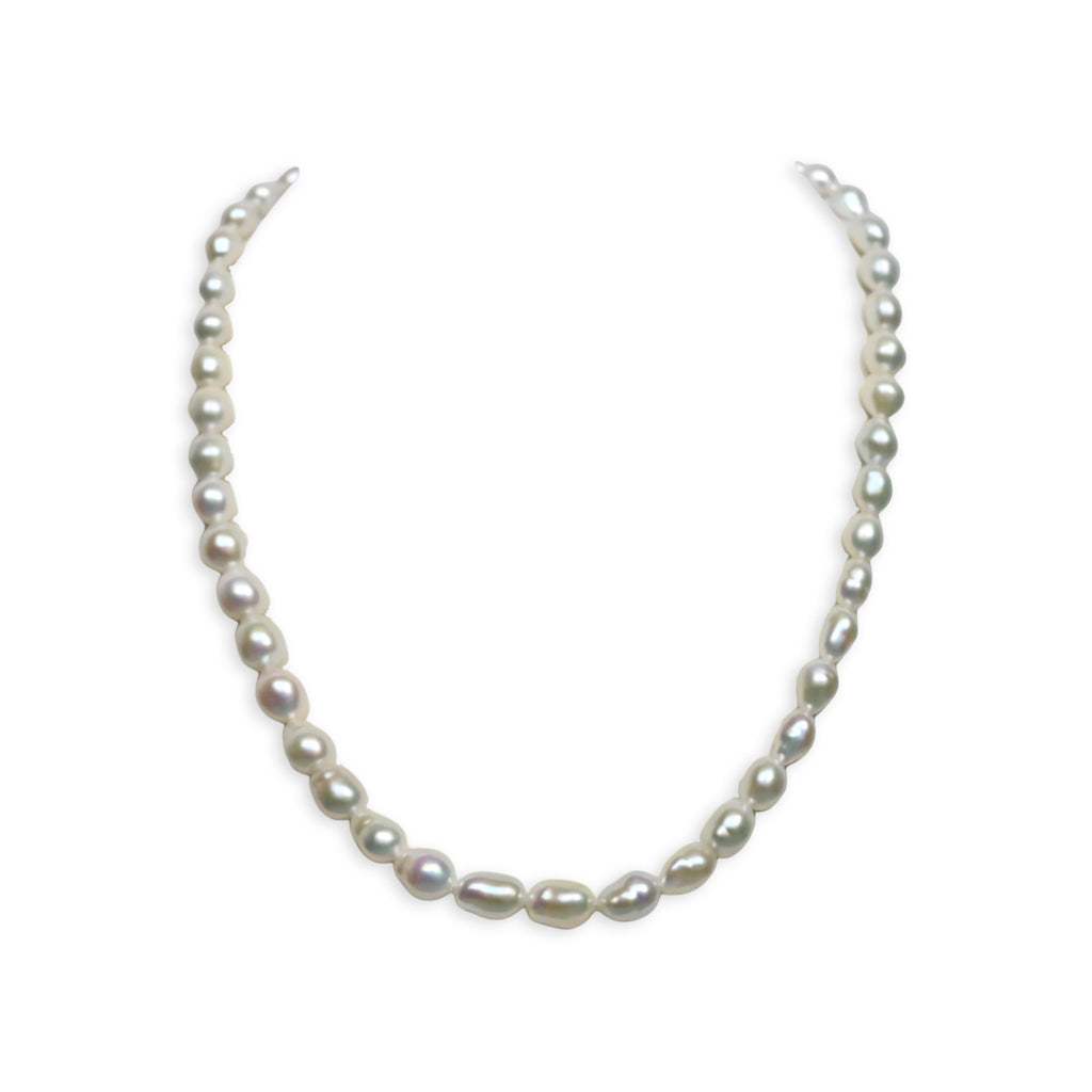 White Pearl Choker Necklace