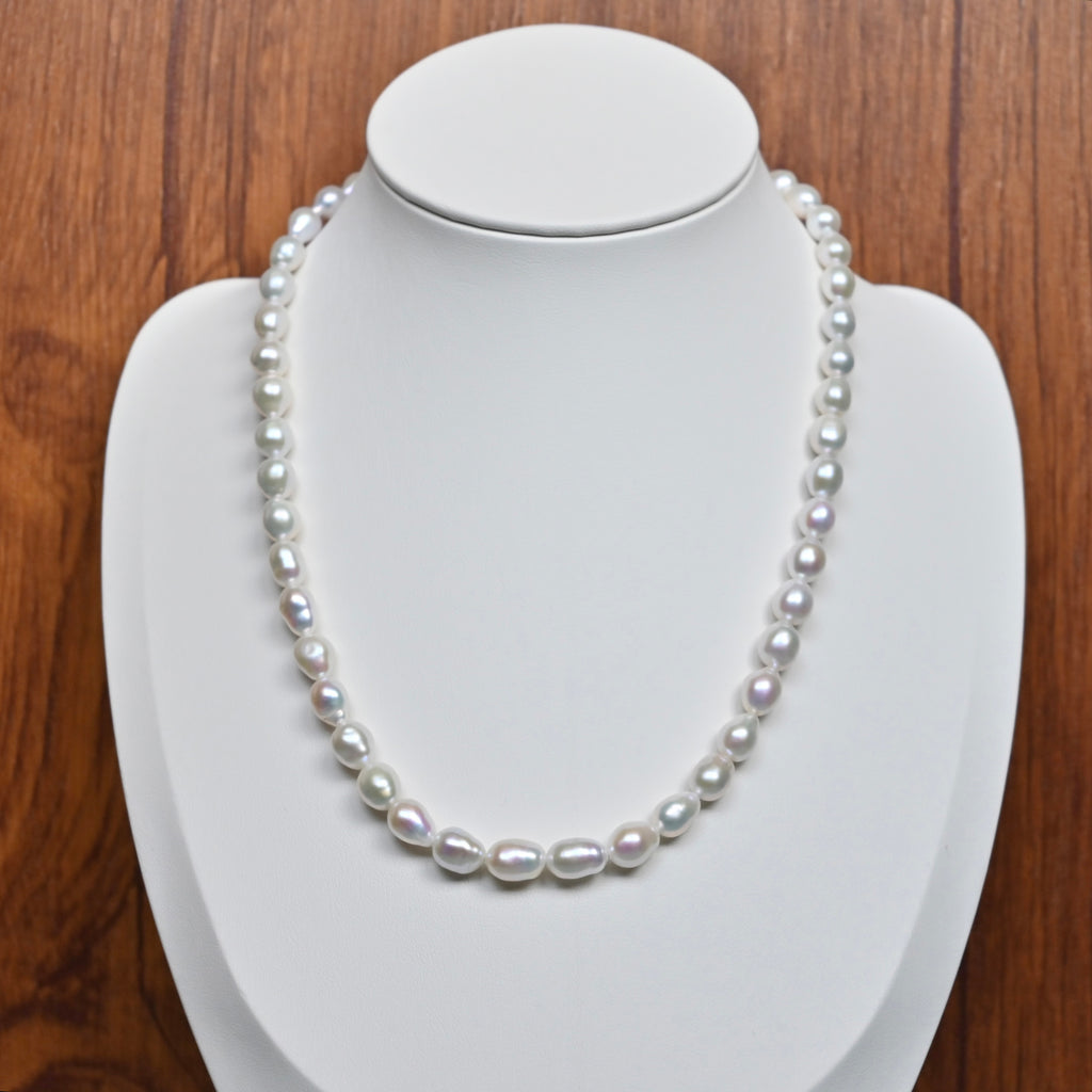 White Pearl Choker Necklace
