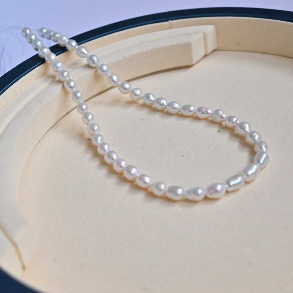 White Pearl Choker Necklace