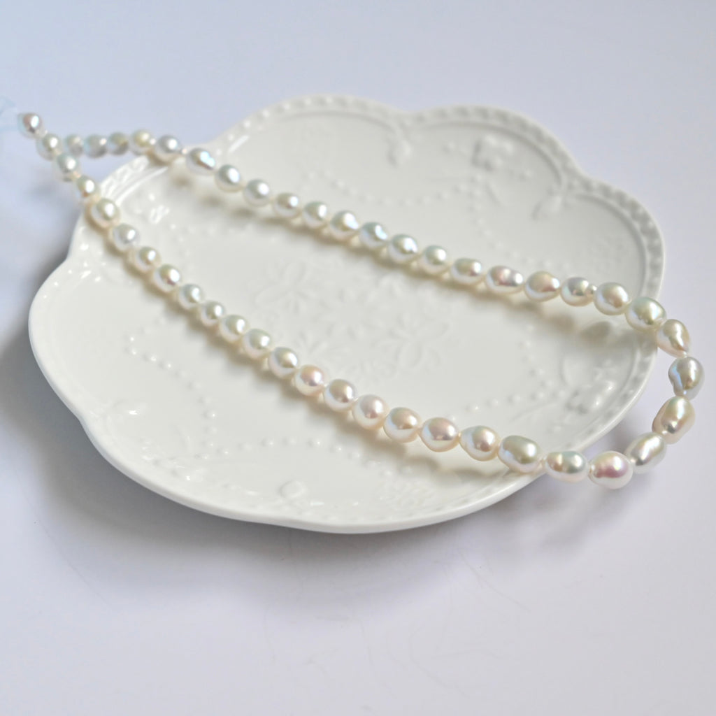 White Pearl Choker Necklace