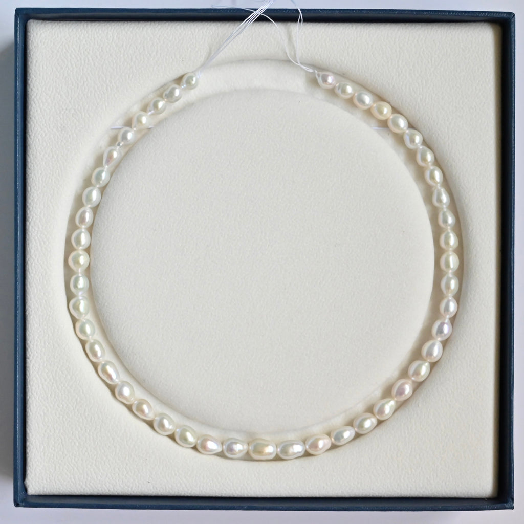 White Pearl Choker Necklace
