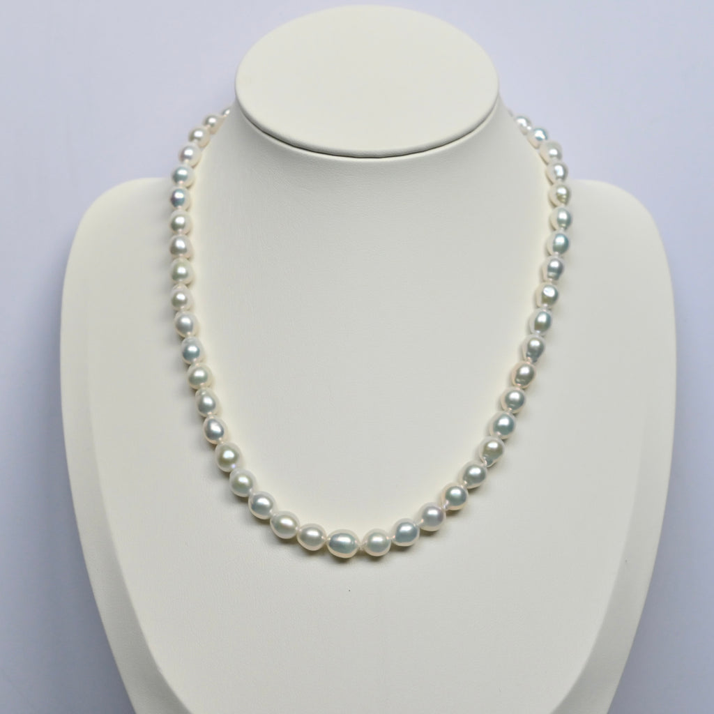 White Pearl Choker Necklace