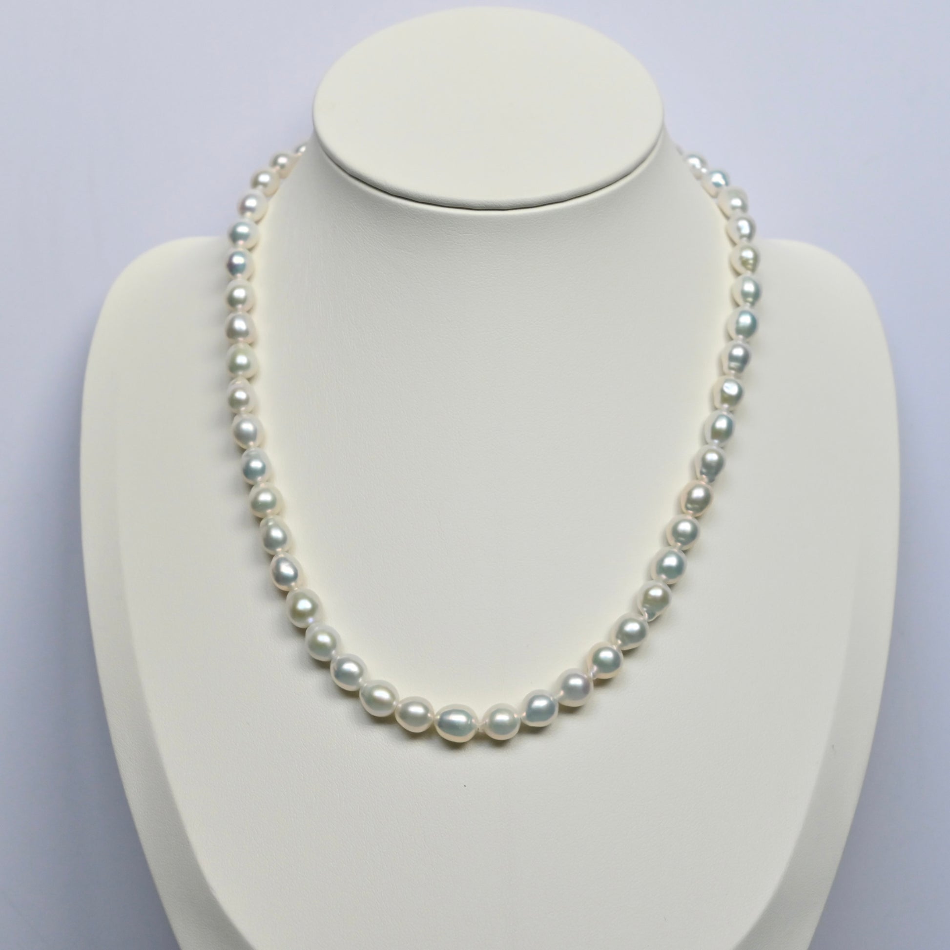 White Pearl Choker Necklace