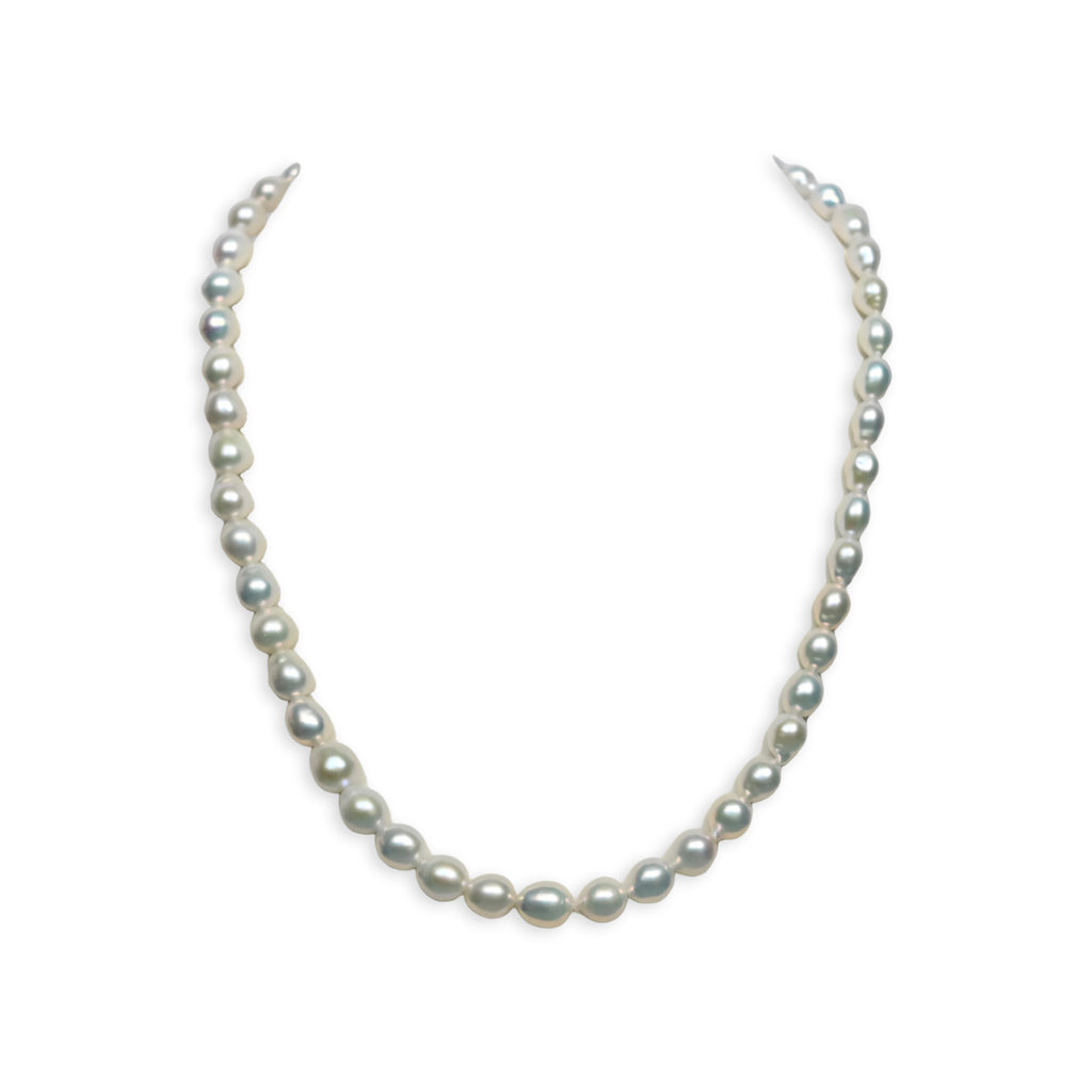White Pearl Choker Necklace