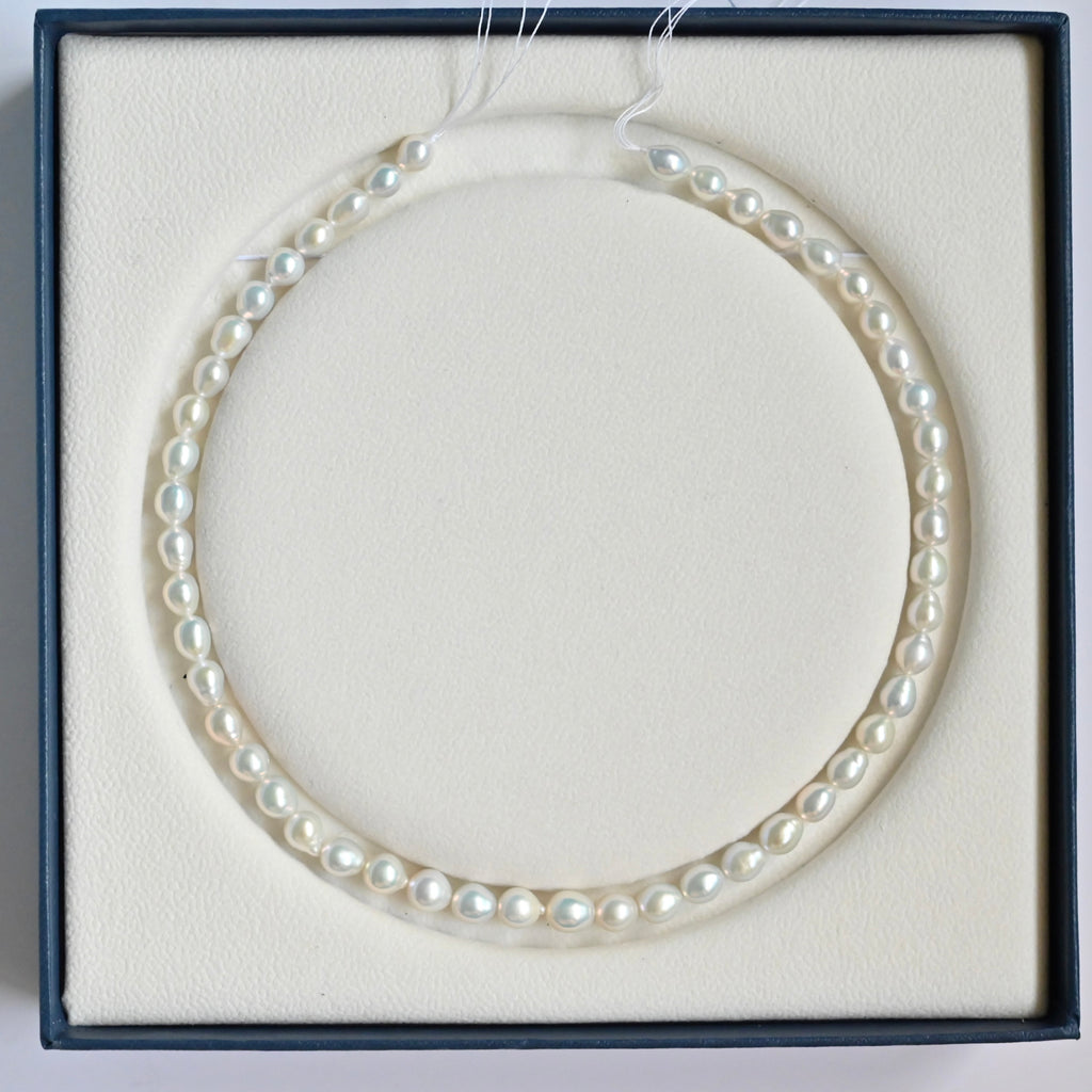 White Pearl Choker Necklace