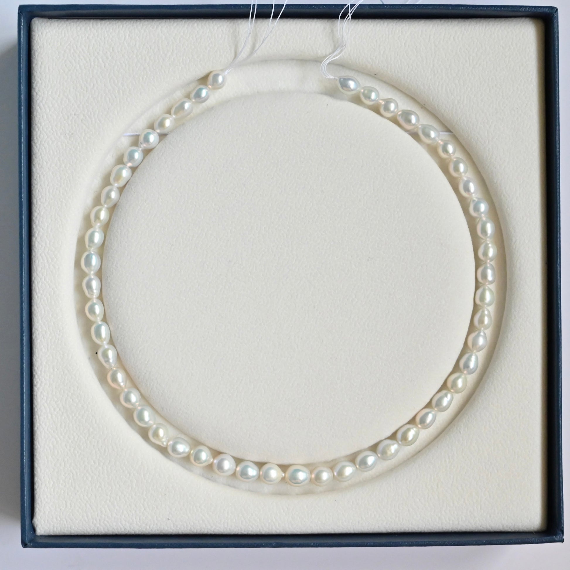 White Pearl Choker Necklace