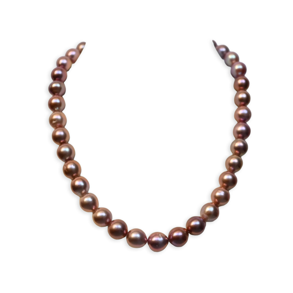 Purple Freshwater Pearl Necklace