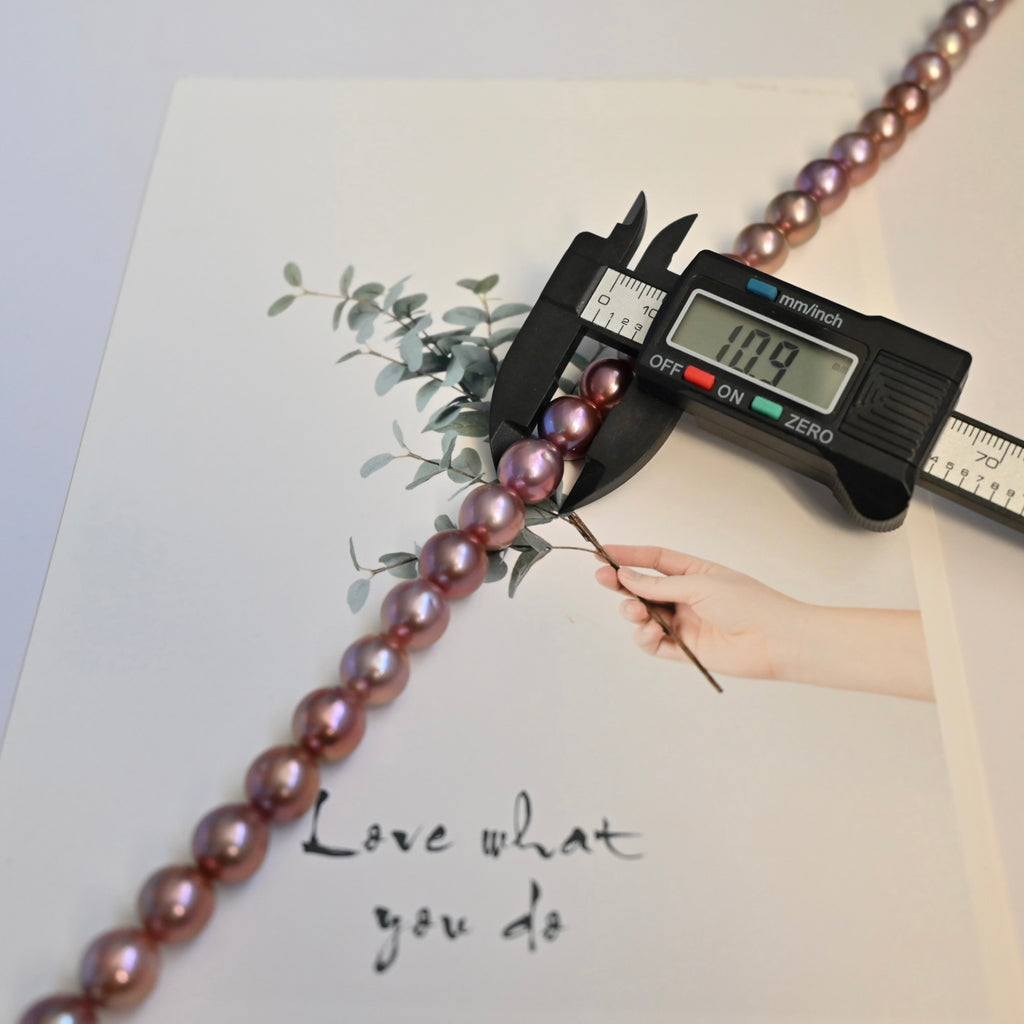 Purple Freshwater Pearl Necklace