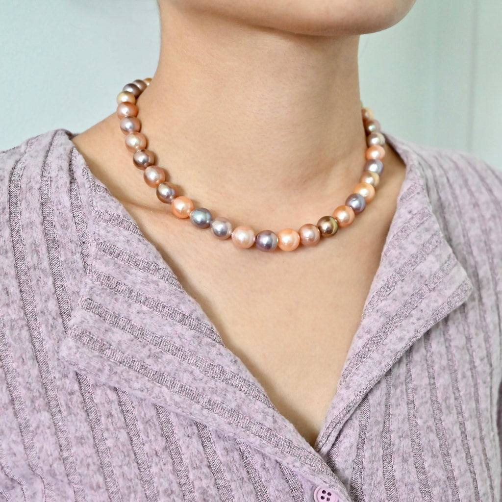 Mixed Color Freshwater Pearl Necklace
