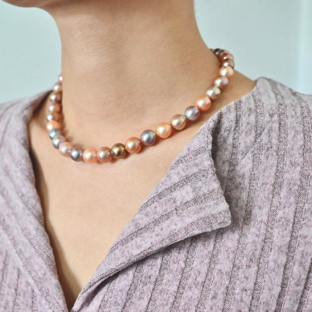 Mixed Color Freshwater Pearl Necklace