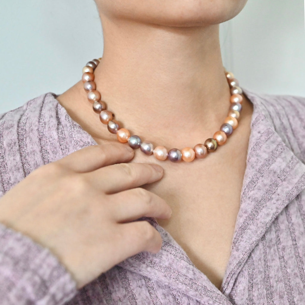 Mixed Color Freshwater Pearl Necklace