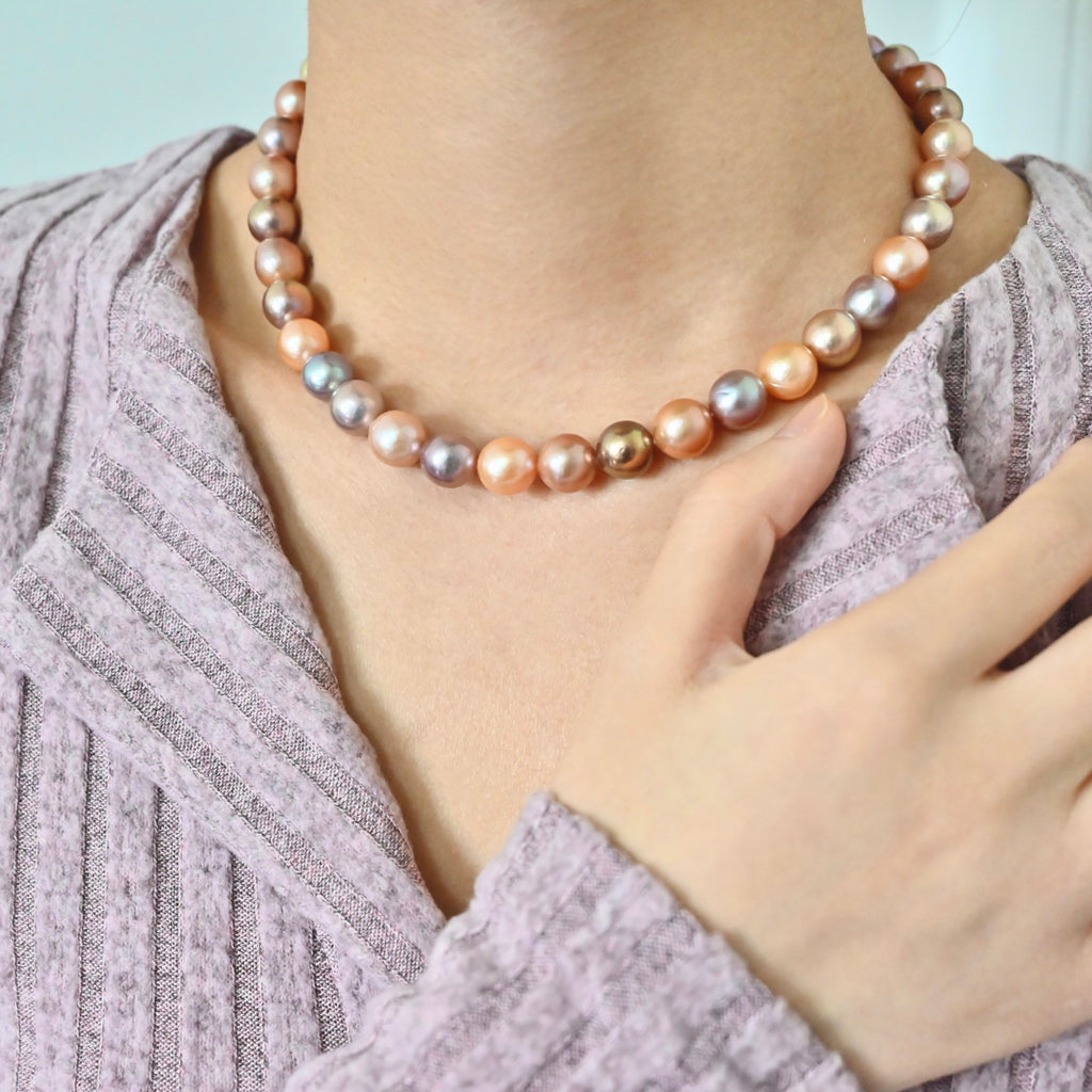 Mixed Color Freshwater Pearl Necklace